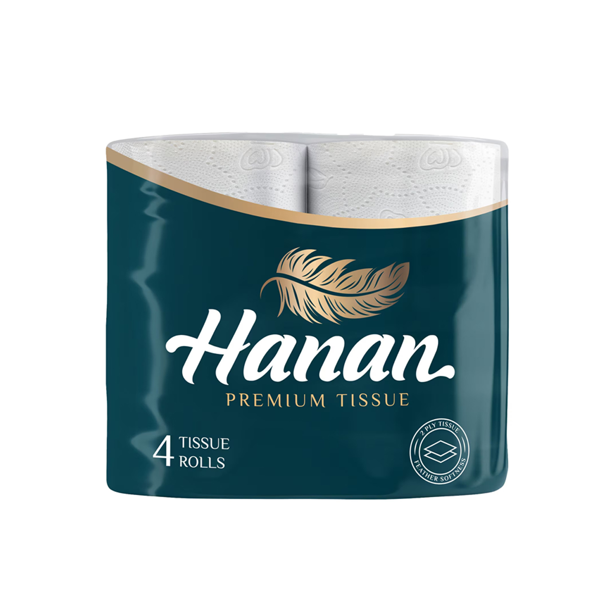 Hannan Toilet Tissue 2 Ply 4 Rolls
