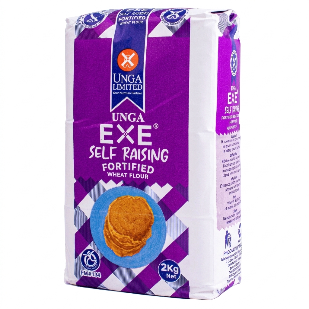 Exe Unga Self Raising Fortified Wheat Flour 2Kg