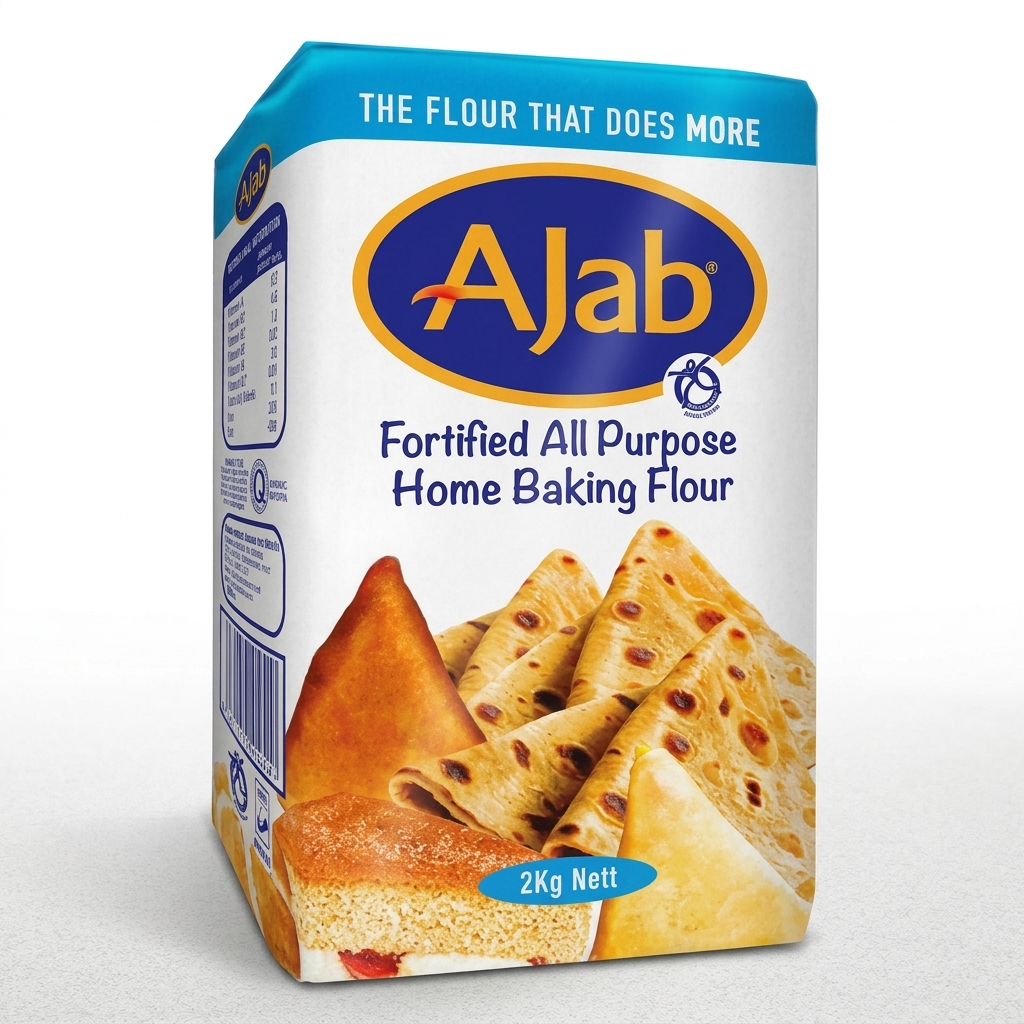 2kg Ajab Fortified All-Purpose Home Baking Flour